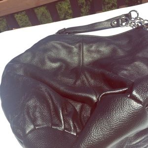Bodhi Black leather purse